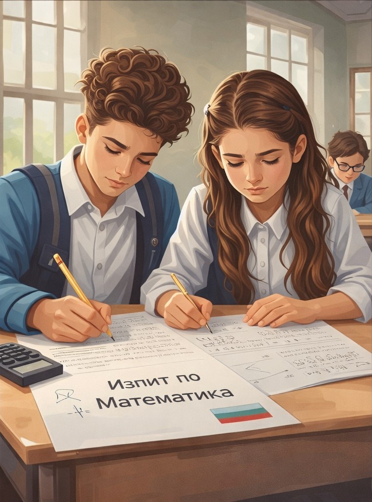 Пробен изпит за НВО по математика - 7. клас